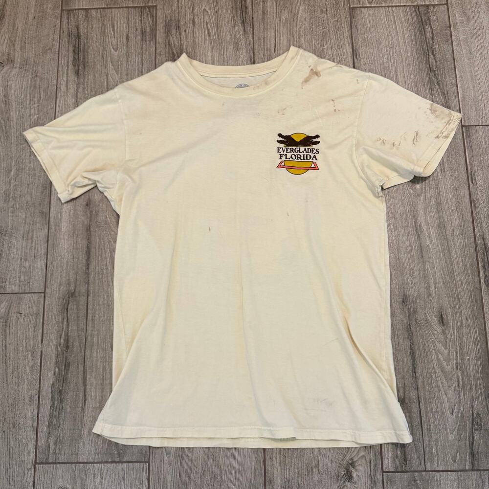 Everglades Florida Tee by The Duck Company – Large Size, Stained, Still Wearable